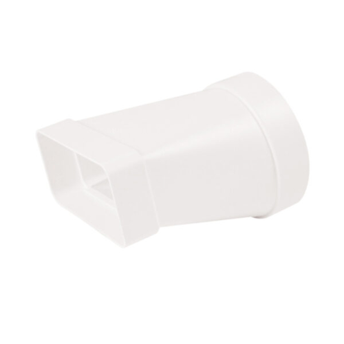 Giunto adattatore rettangolare/circolare 55x220- ø125 tubo aspirazione cappa