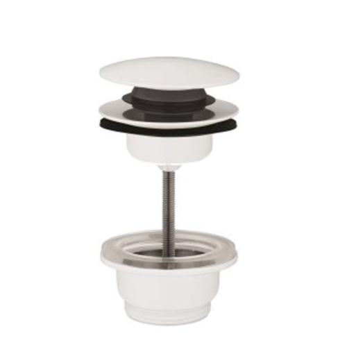 Piletta con sistema a vite in ottone  cover tonda o quadra 1"1/4