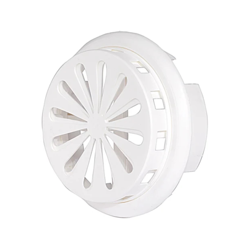 Griglia circolare da incasso in materiale termoplastico 100/150