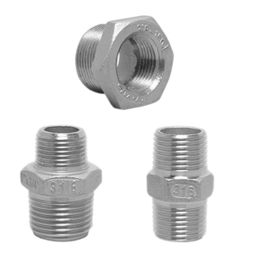 Raccorderia acciaio inox 316 nipples riduzioni