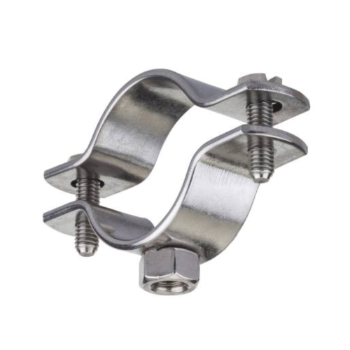 Raccorderia acciaio inox 316 collare varie misure con perno e tassello ø m80